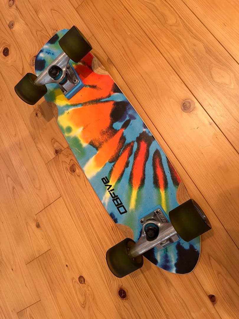OBfive タイダイ スケートボード サーフスケート　コンプリート