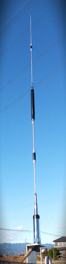 AM（送料込）センターローディングアンテナ25-30MHz 1/4λ 耐圧2KW