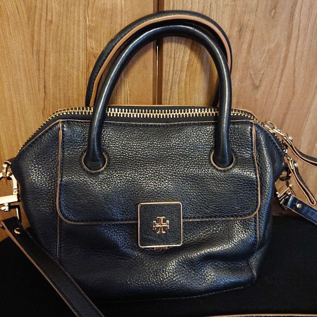 複数回使用 Tory Burch ブラック ショルダーバッグ