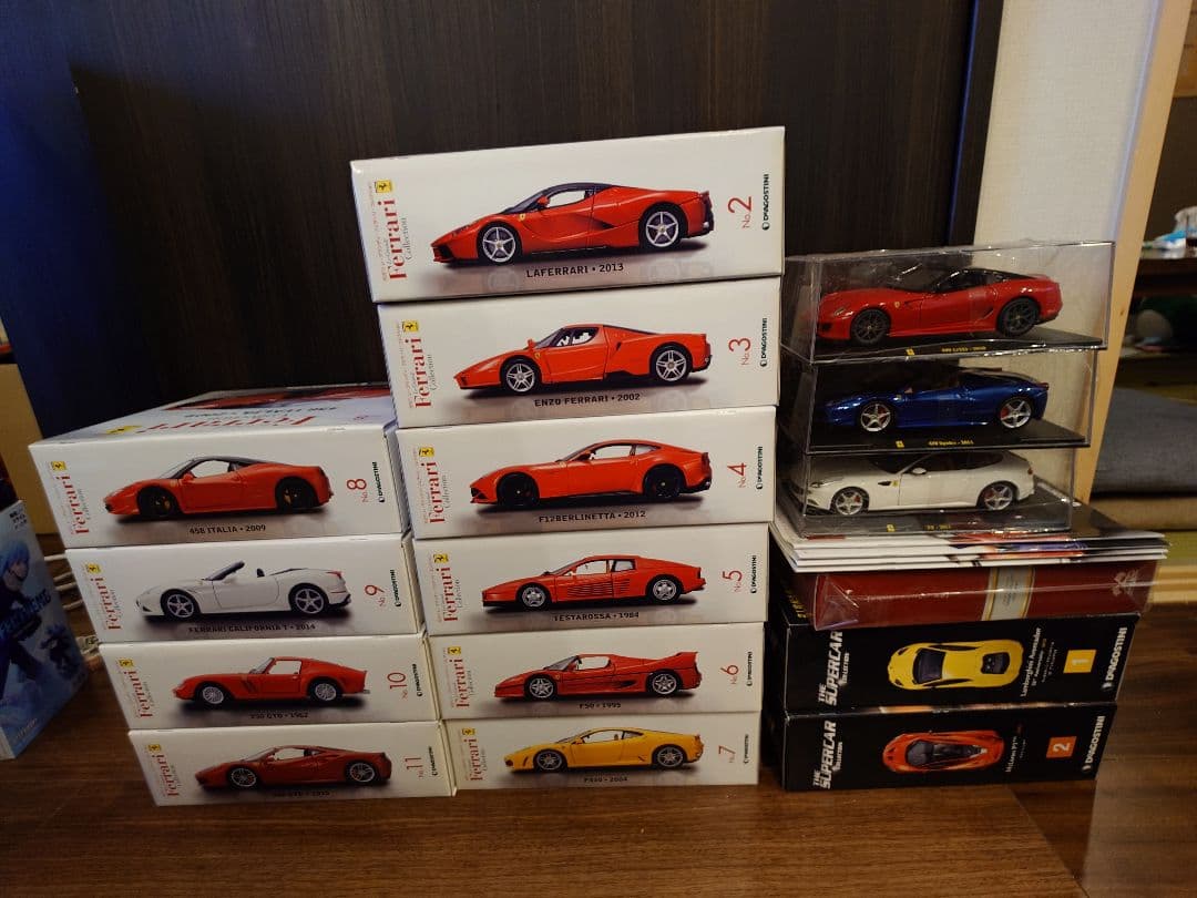 DeAGOSTINI　フェラーリ　ランボルギーニ　マクラーレン　切手セット