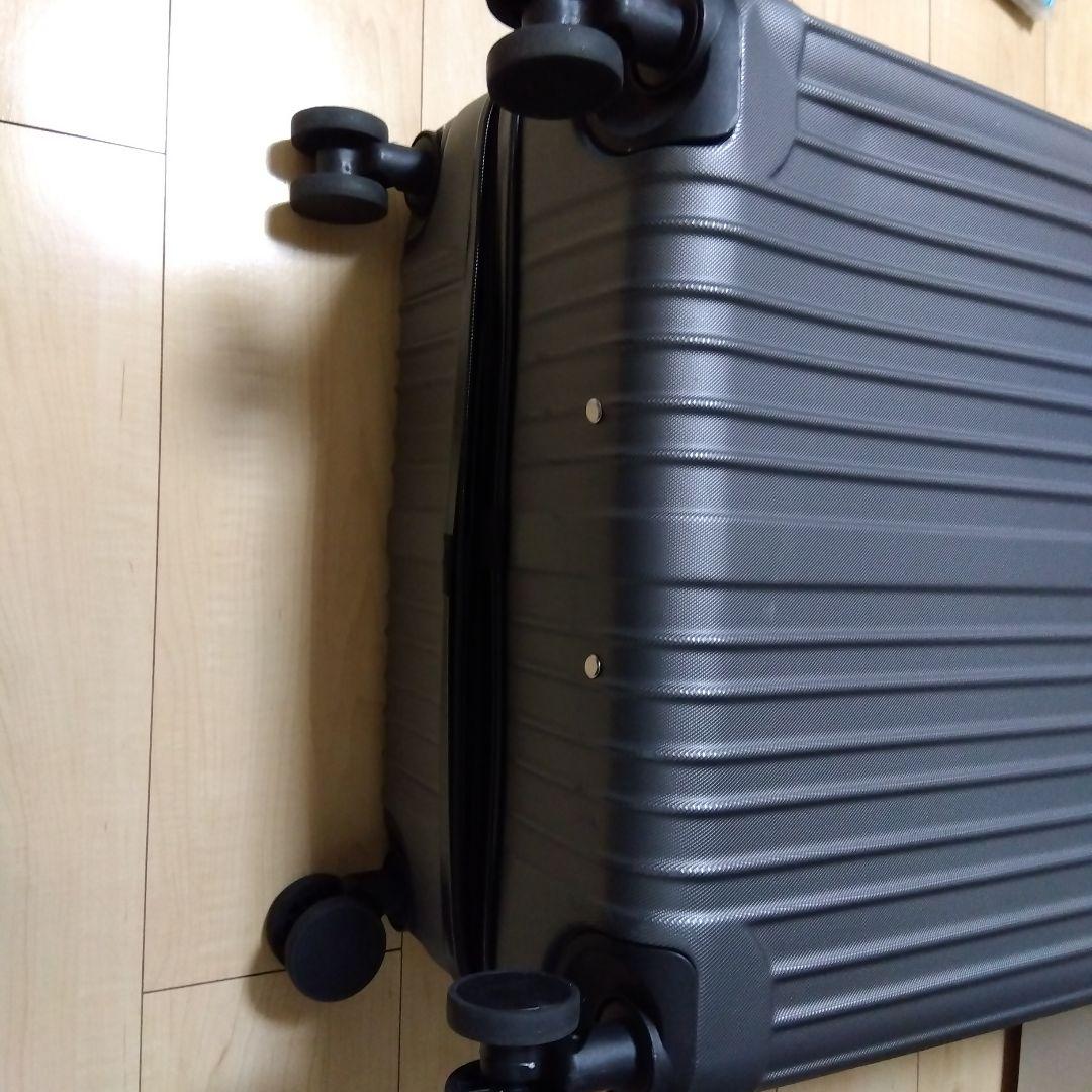 スーツケース XL 98L グレー キャリーケース TSAロック 軽量 耐衝撃