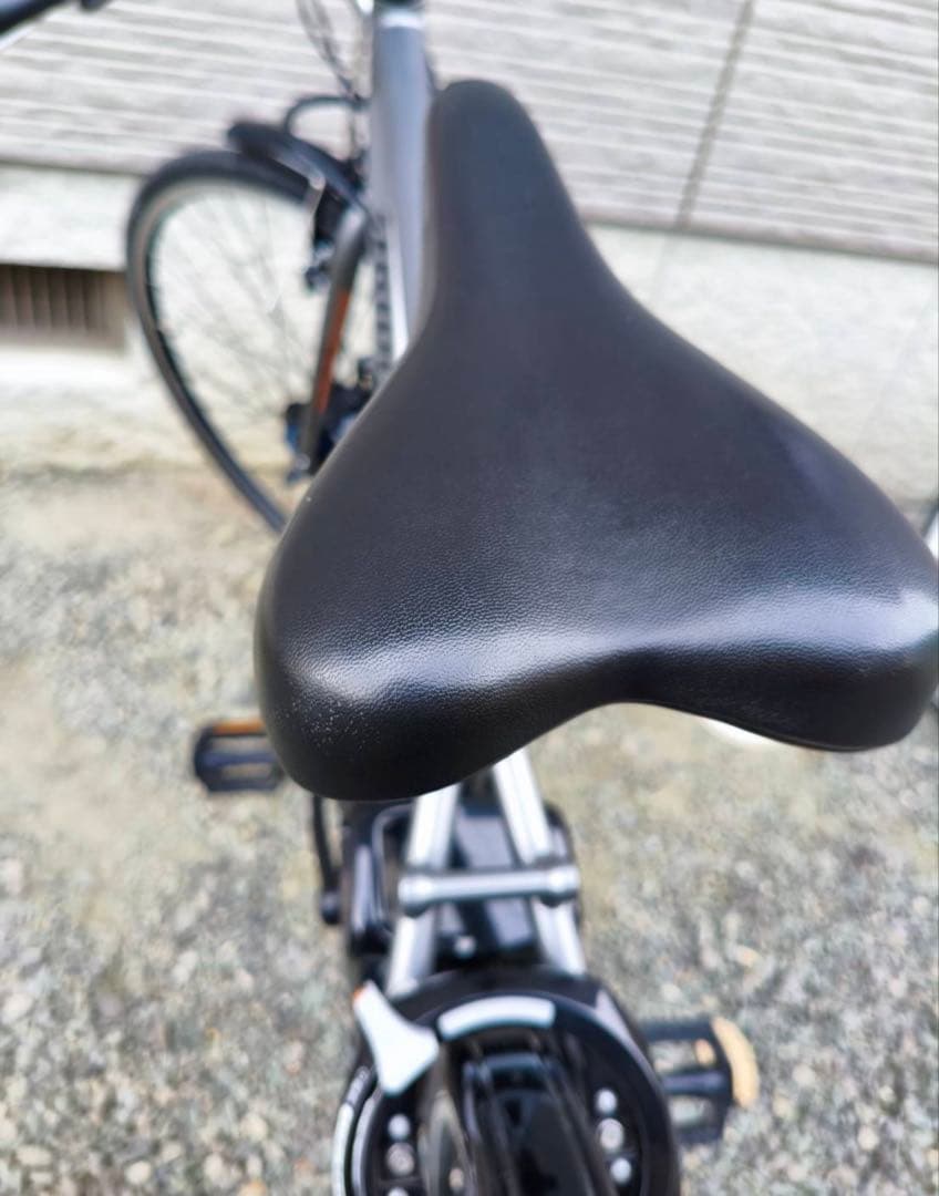 ブリヂストン　電動アシスト自転車 グレー 27インチ