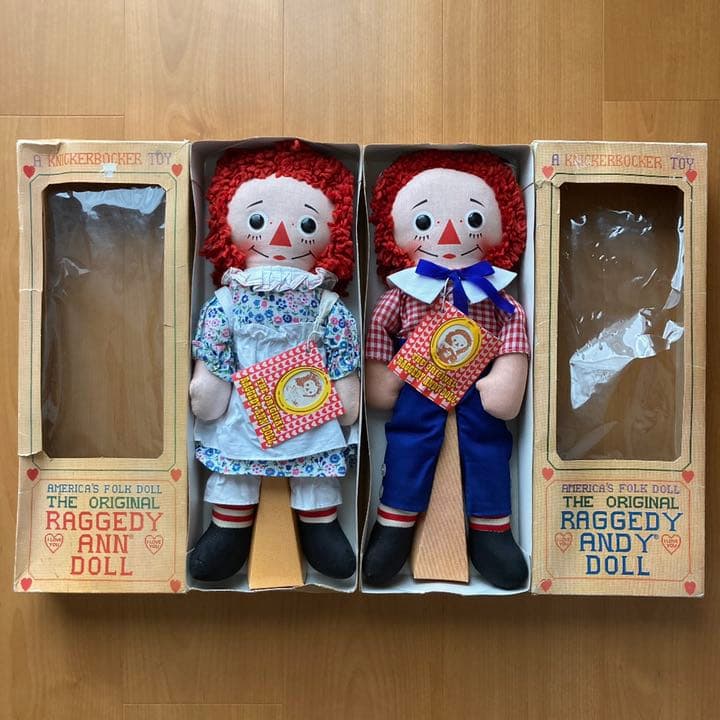 貴重　超激レア　ラガディ　ヴィンテージ　めちゃくちゃ可愛いアンとアンディ　箱入り