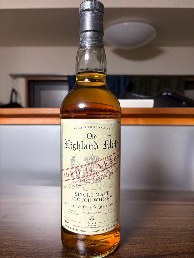エリクサーディスティラリー　ボトラーズ　ベンネヴィス1997年　24年