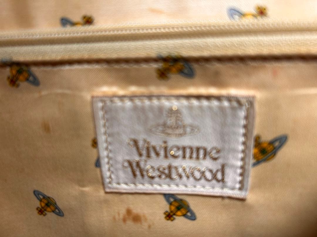 Vivienne Westwood バッグ プレーン 黒 オーブ レザー