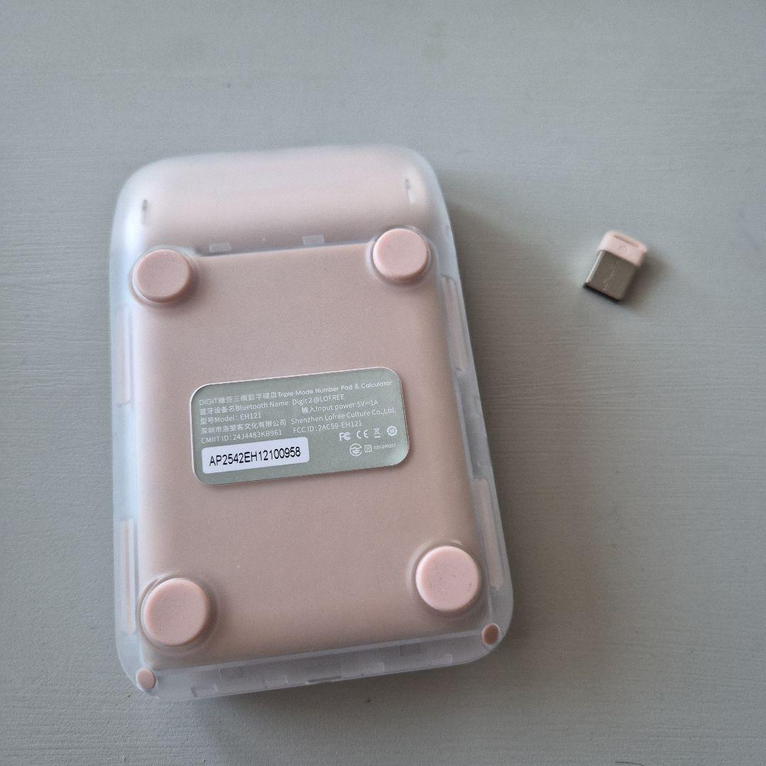 lofree ファンデーションピンク テンキー USBレシーバー付き