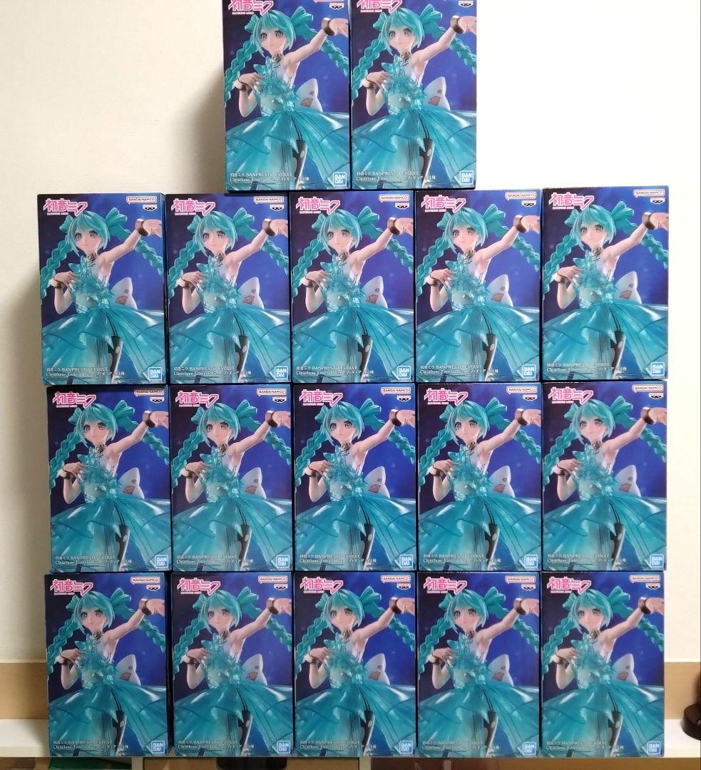 初音ミク Clearluxe-EmeraldGem-フィギュア 17個まとめ売り