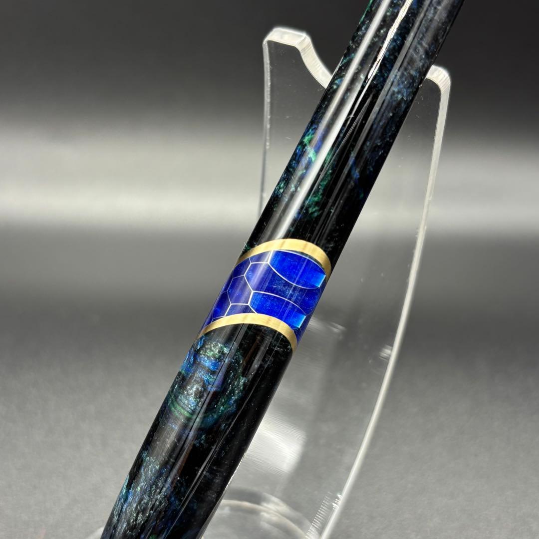 【ハニカム斜め挟み】ハンドメイドボールペン