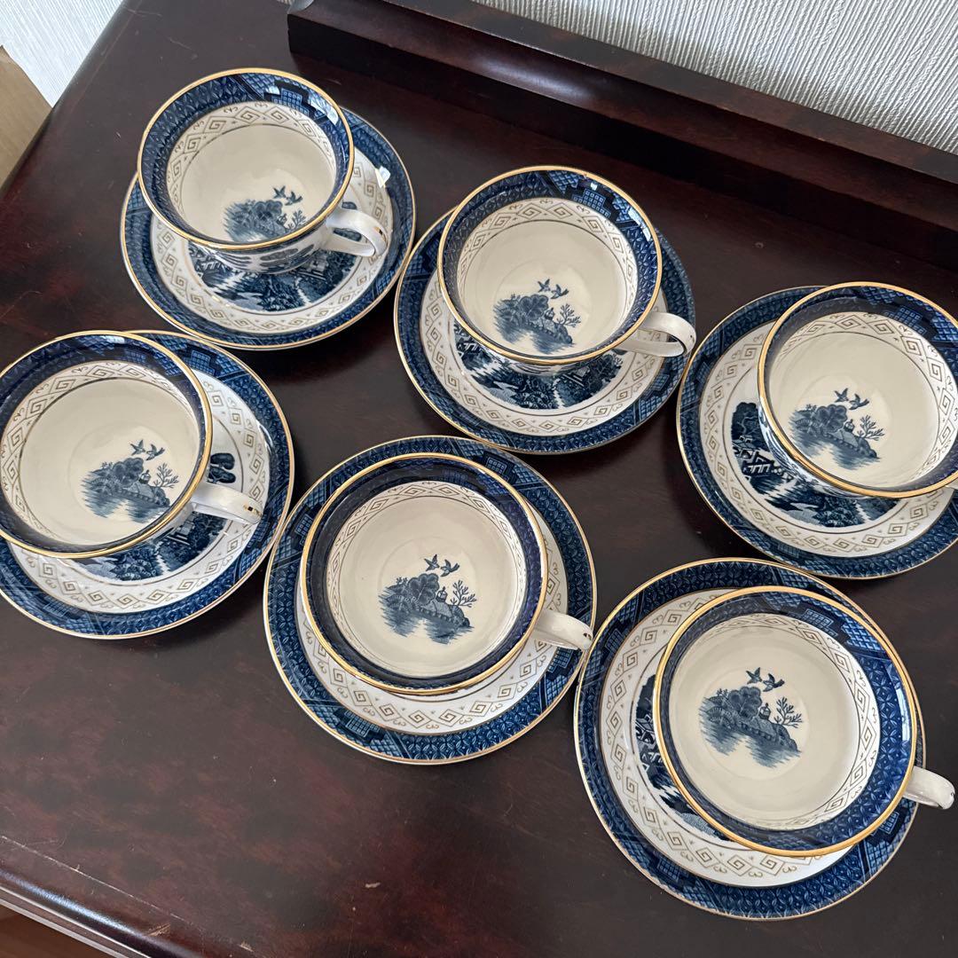 NIKKO ニッコー ダブルフェニックス カップ&ソーサー6客 山水