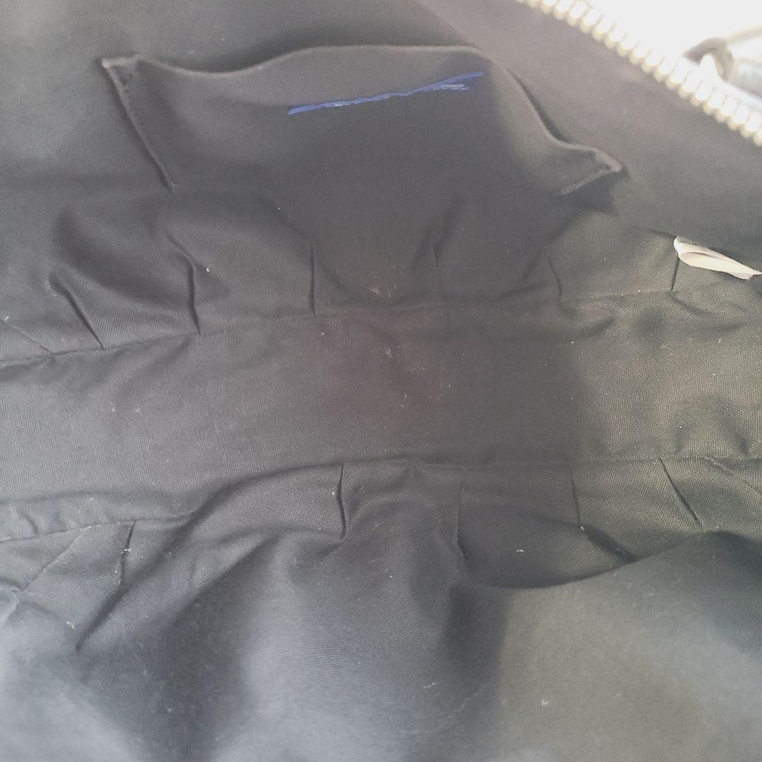 美品 バーバリー・ブルーレーベル ハンドバッグ キャンバス レザー 黒