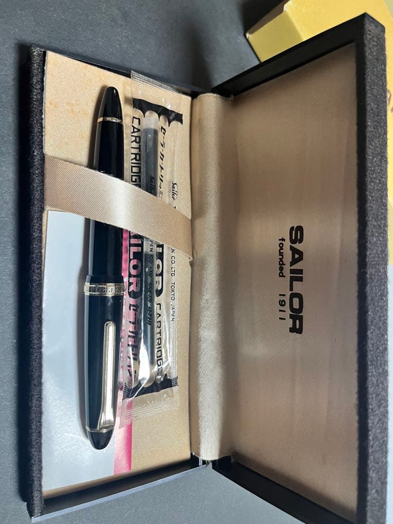 Sailor 21K 万年筆 カートリッジインク付き