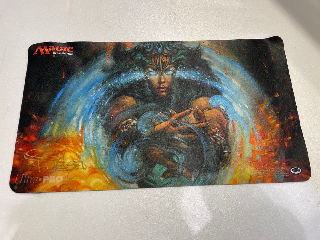 テレッサニールセン 意志の力　プレイマット　サイン入り