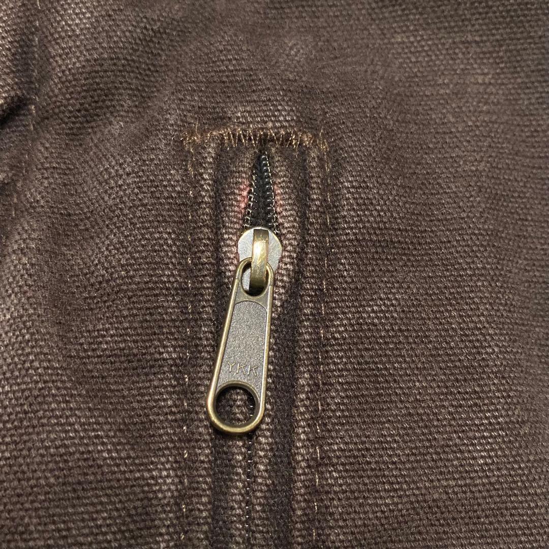 Carhartt ダックベスト 裏ボア メキシコ製 M ブラウン