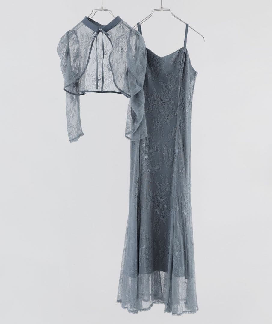 kana オケージョンドレス レースボレロセット S 結婚式 低身長 3WAY