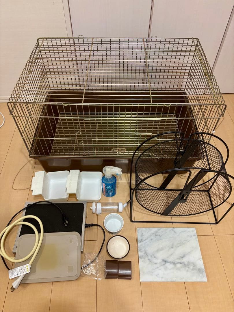 ハリネズミケージ　飼育10点セット