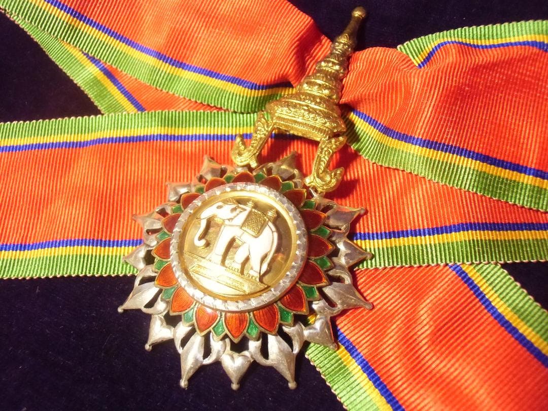 Ｔタイ国＊白象勲章＊司令官クラス（実物）