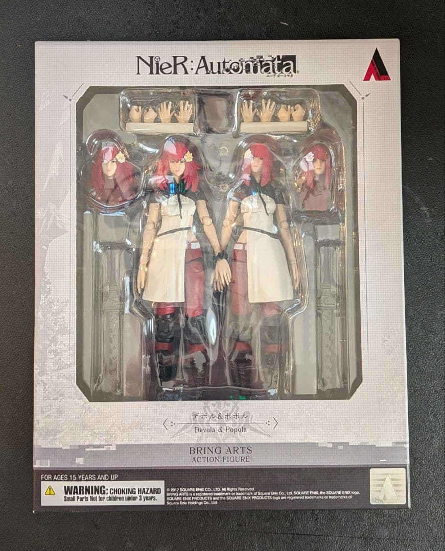 【未開封】ニーアオートマタ ブリングアーツ デボル & ポポル フィギュア