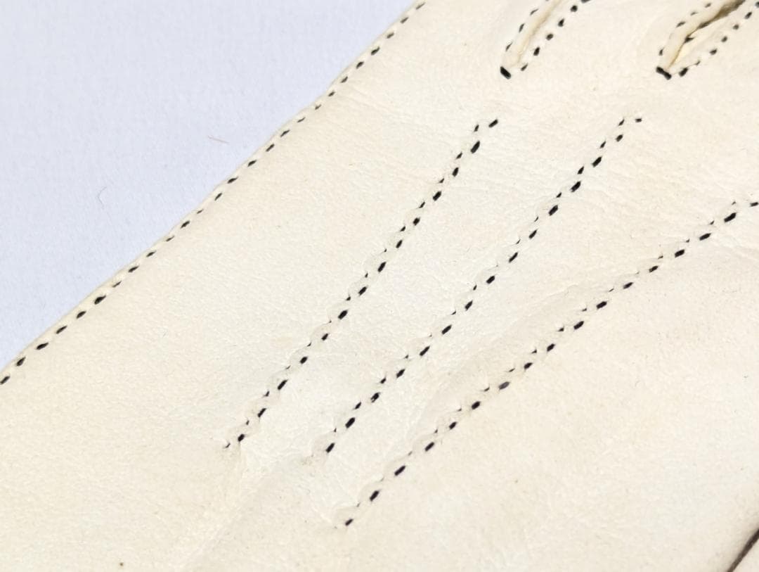 Dents ドスキン 50sヴィンテージ 英国製グローブ オフホワイト XS