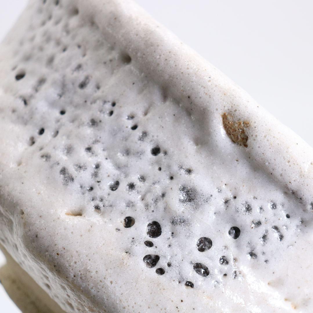 人間国宝 加藤唐九郎作 志野茶碗 表千家十三代 即中斎書付　IX855　DD