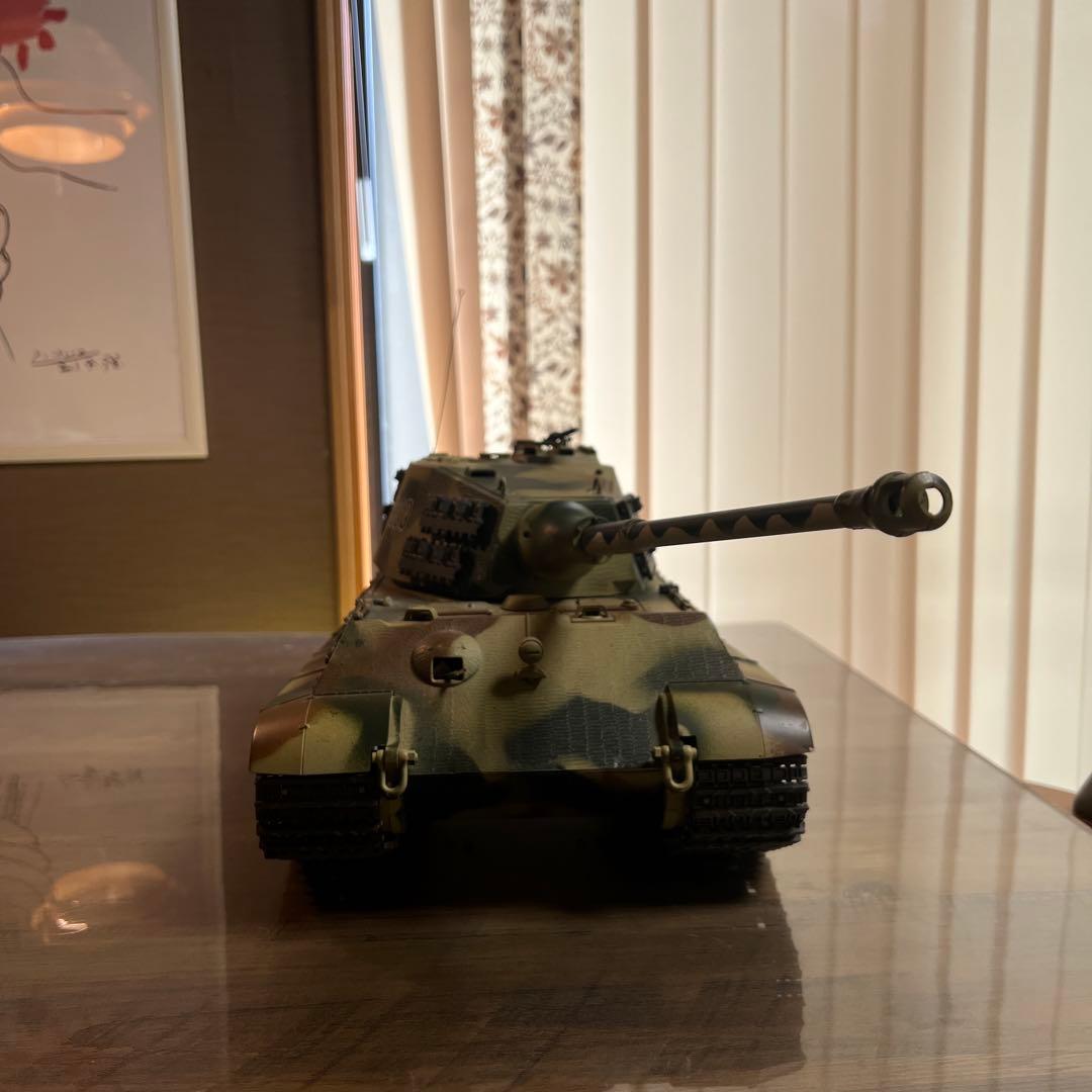 タミヤ 1/16RCタンク キングタイガー ヘンシェル砲塔
