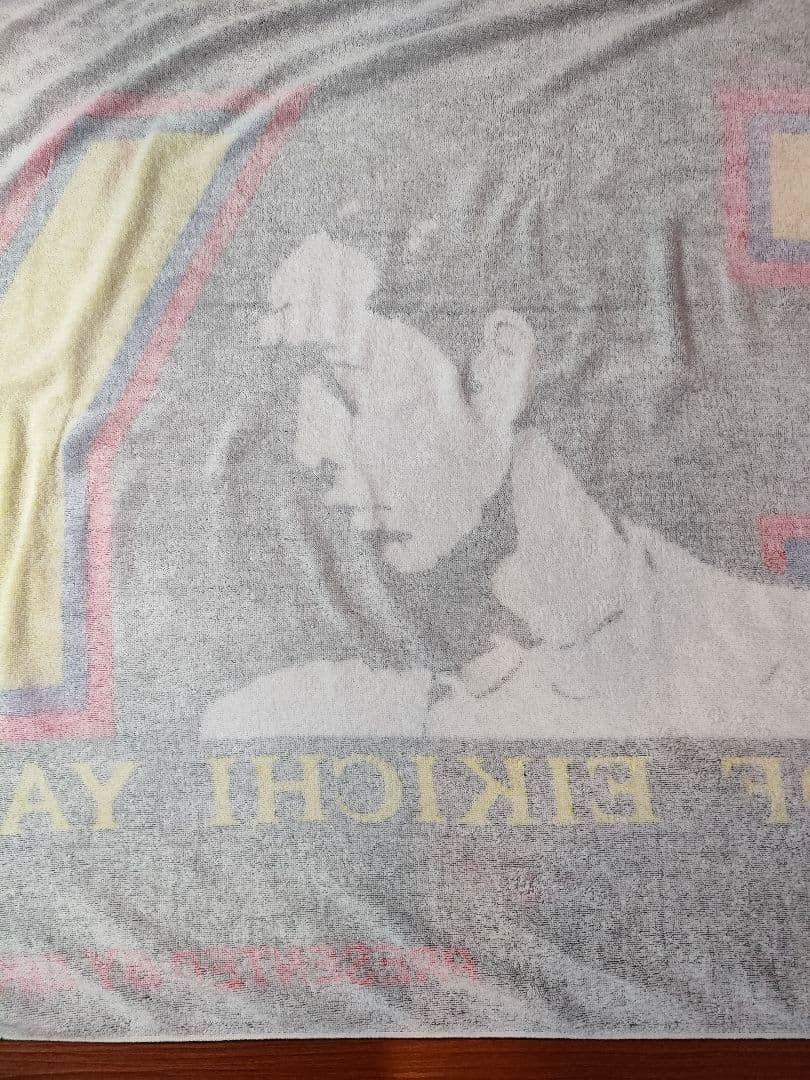 【美品】 矢沢永吉スペシャルビーチタオル横顔シルエット EY SPIRIT