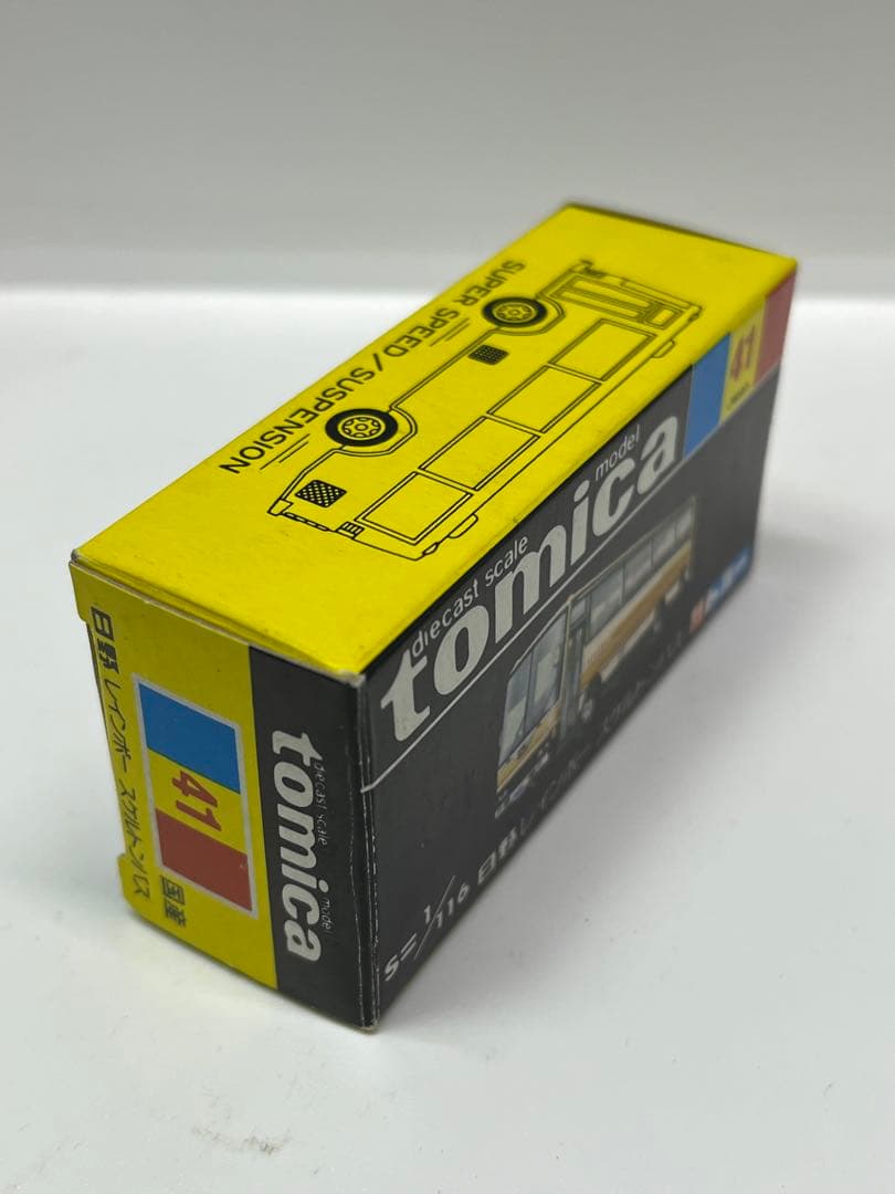 トミカ 黒箱 41 -3-7 日野 レインボー スケルトン バス スーパーギフト