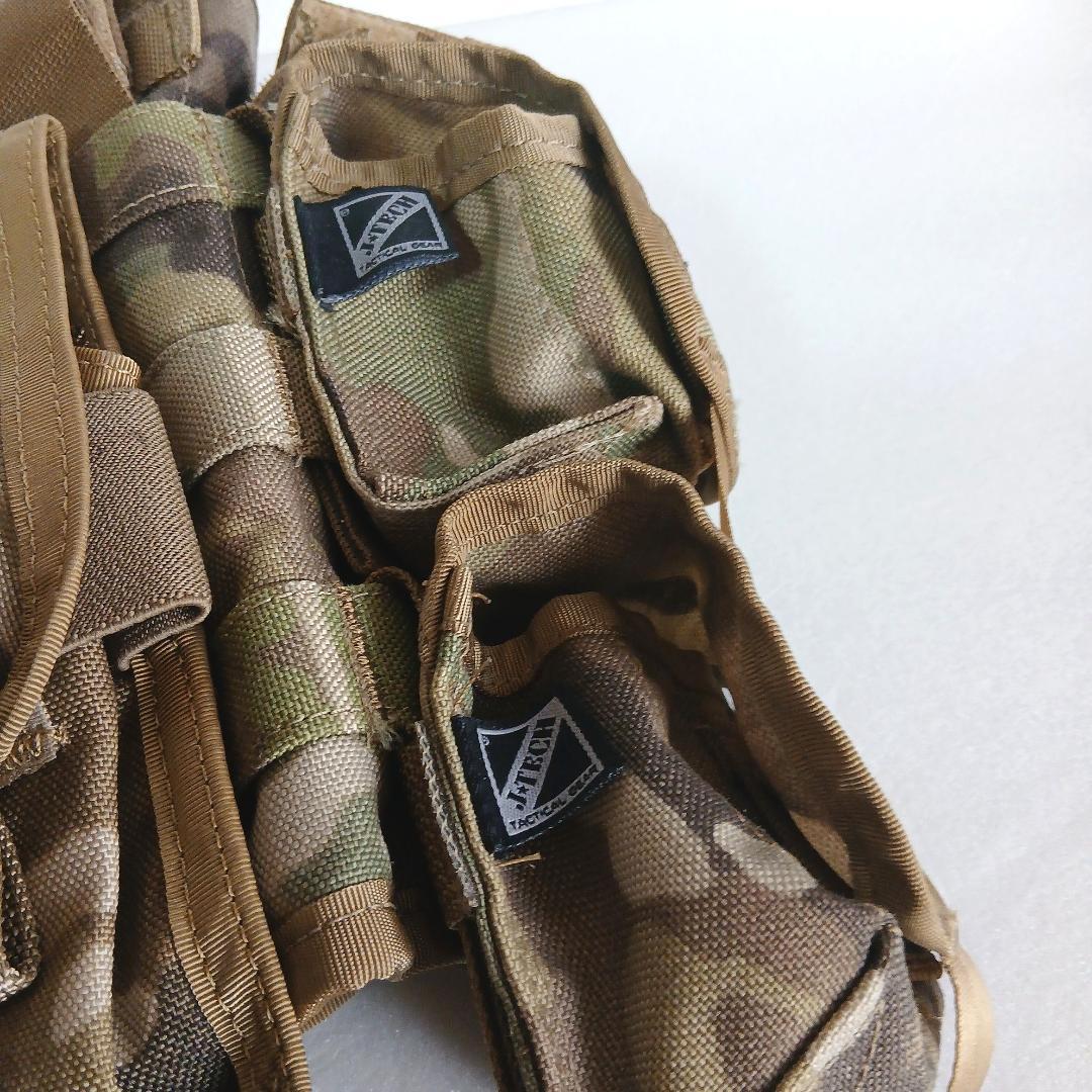 J-TECH ジェイテック タクティカルベスト チェストリグ 迷彩 ベルト欠品