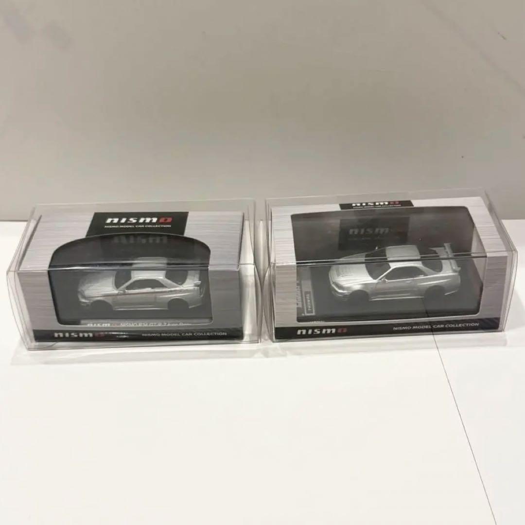 Nismo R34 GT-R Z-tune/1:64スケール/シルバー仕上げ