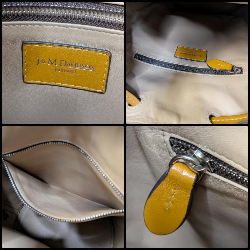 J&M DAVIDSON ミニ デイジー スタッズ ショルダーバッグ ブラウン