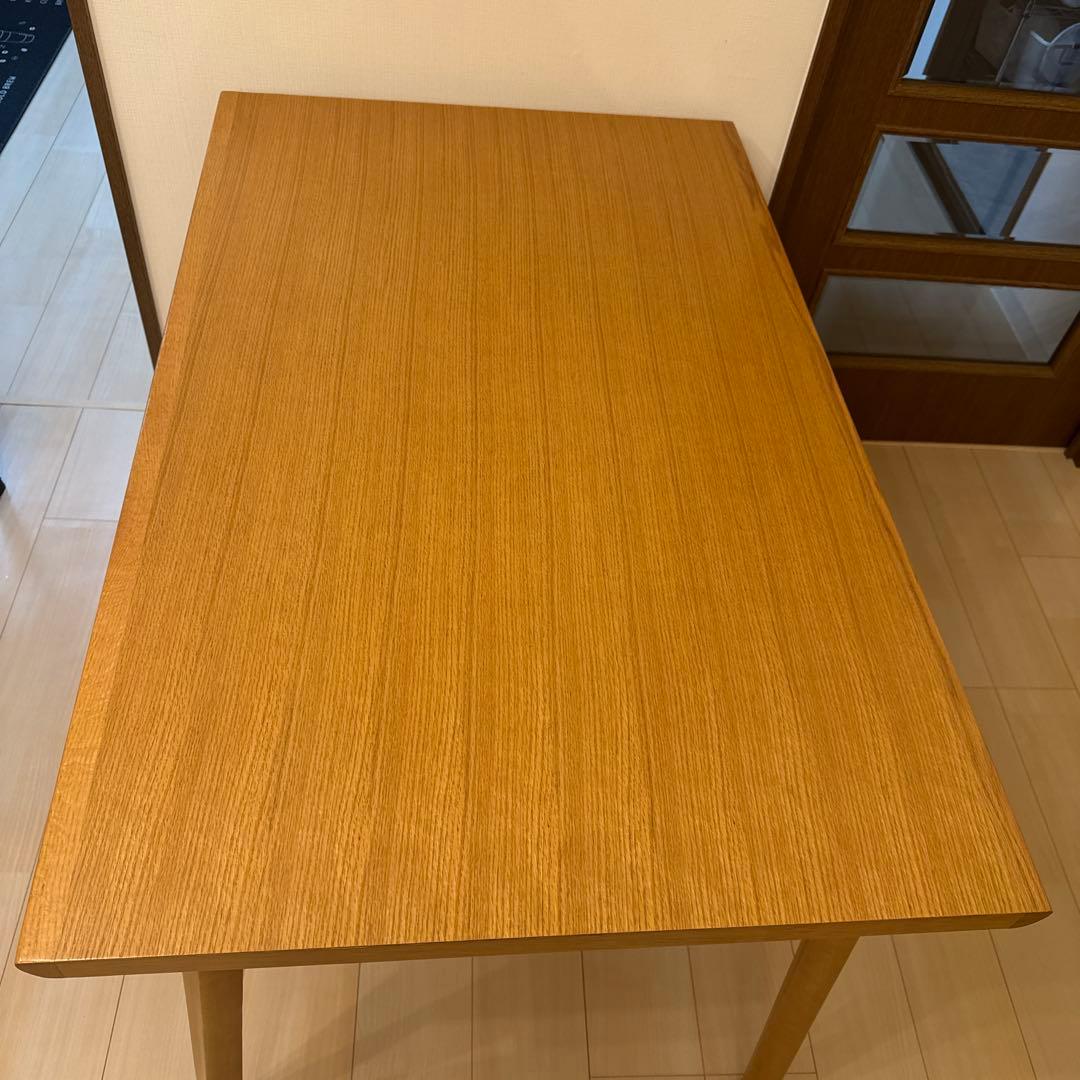 ナチュラルウッド ダイニングテーブル 1200mm
