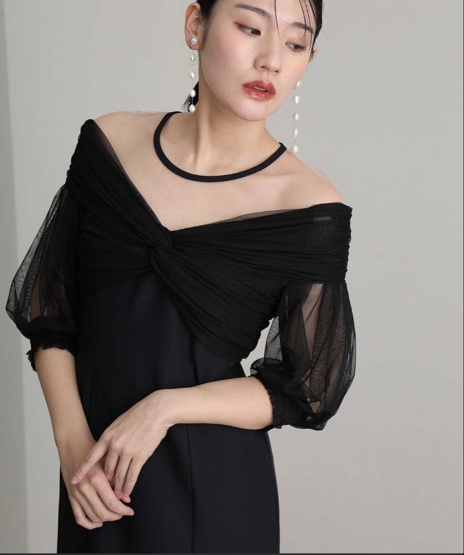 atlo ロング&七分袖 パーティードレス オケージョンドレス　XL