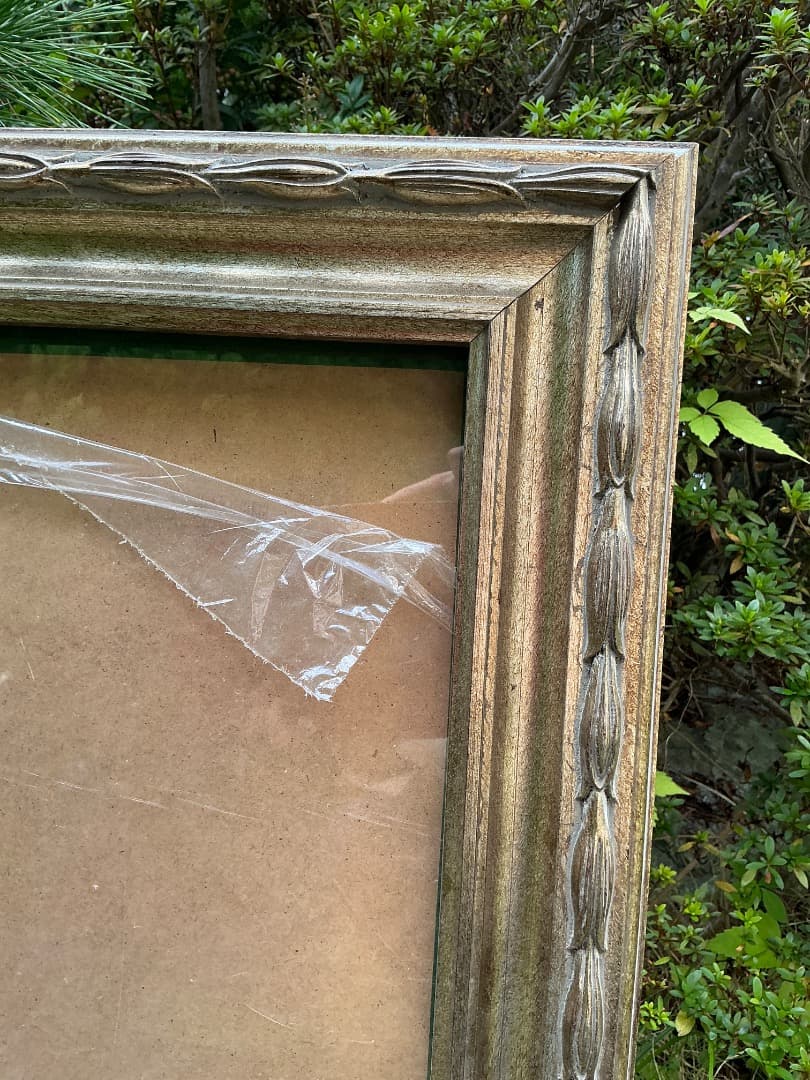 《値下げ》【新品】金色木製油彩額縁