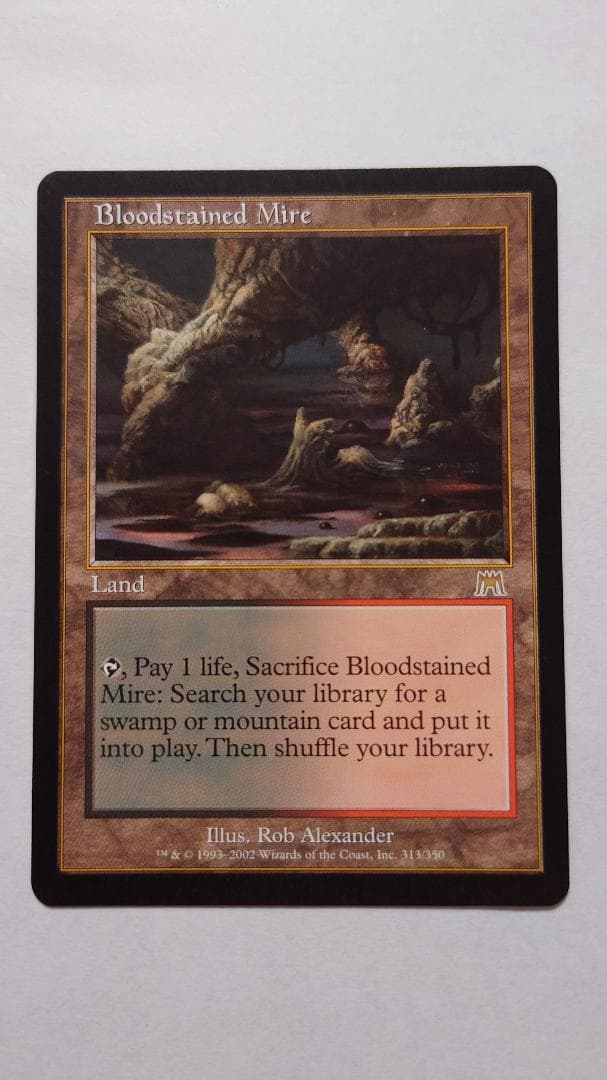 血染めのぬかるみ 通常 英語版 旧枠 オンスロート