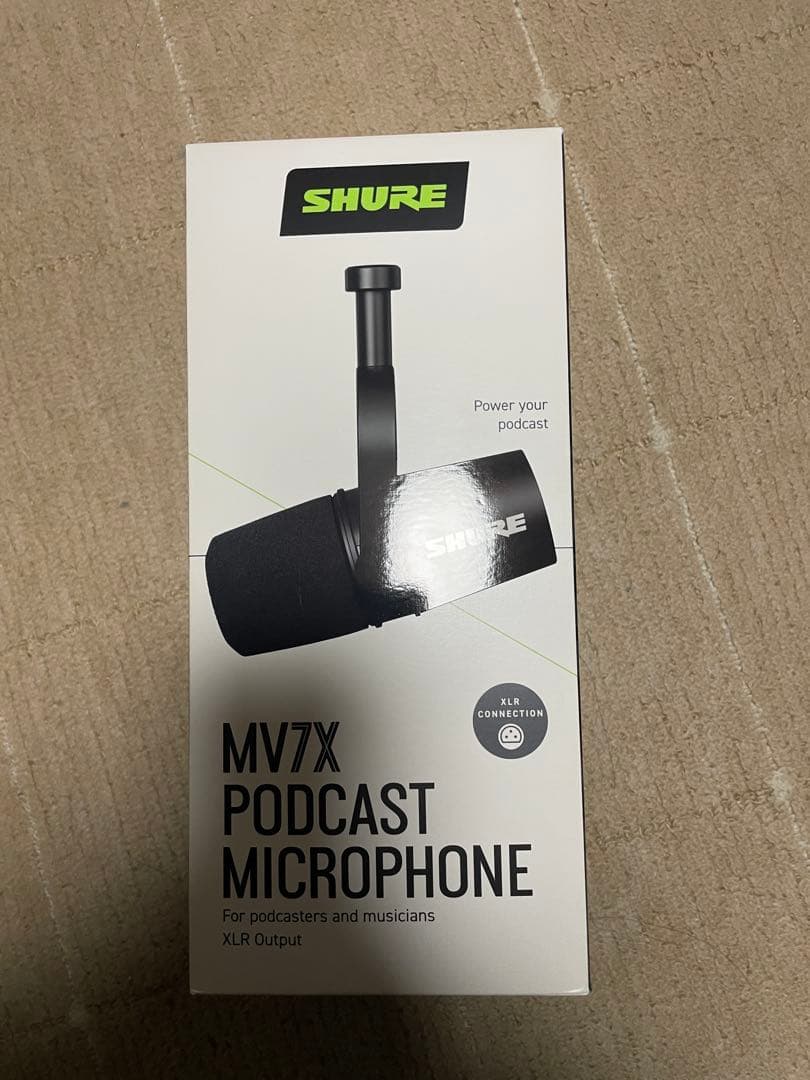 SHURE MV7X ポッドキャストマイク