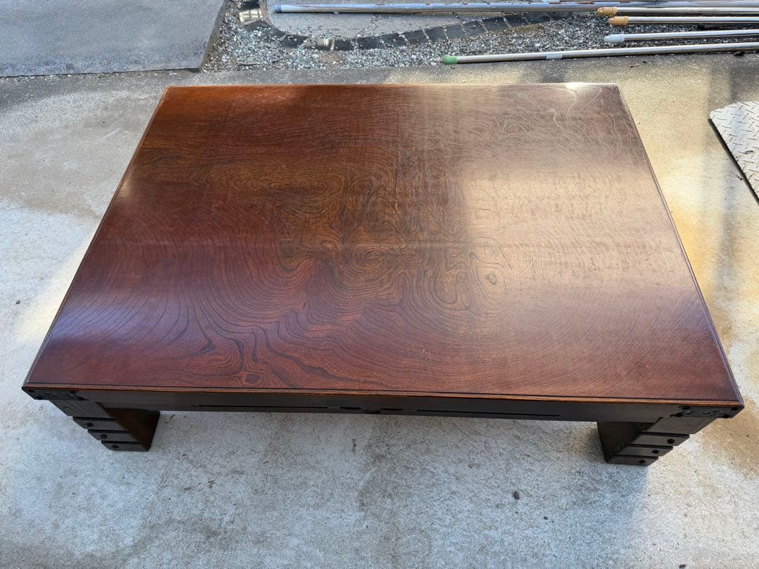 アンティーク 座卓 和家具 木製 ローテーブル 古民具 民芸調 和モダン 座敷机