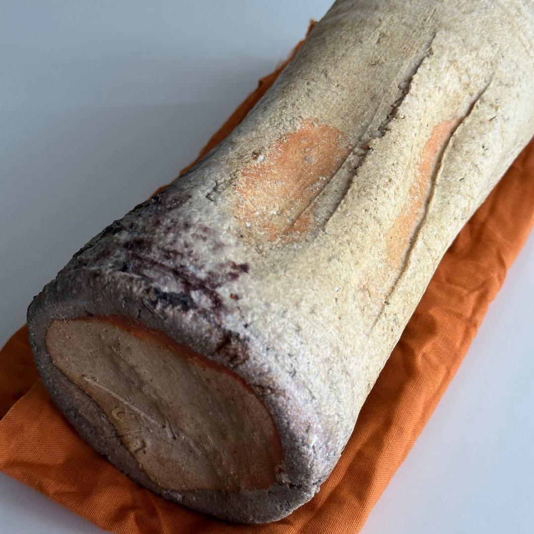 古谷道生 信楽 花器 信楽花入 共箱