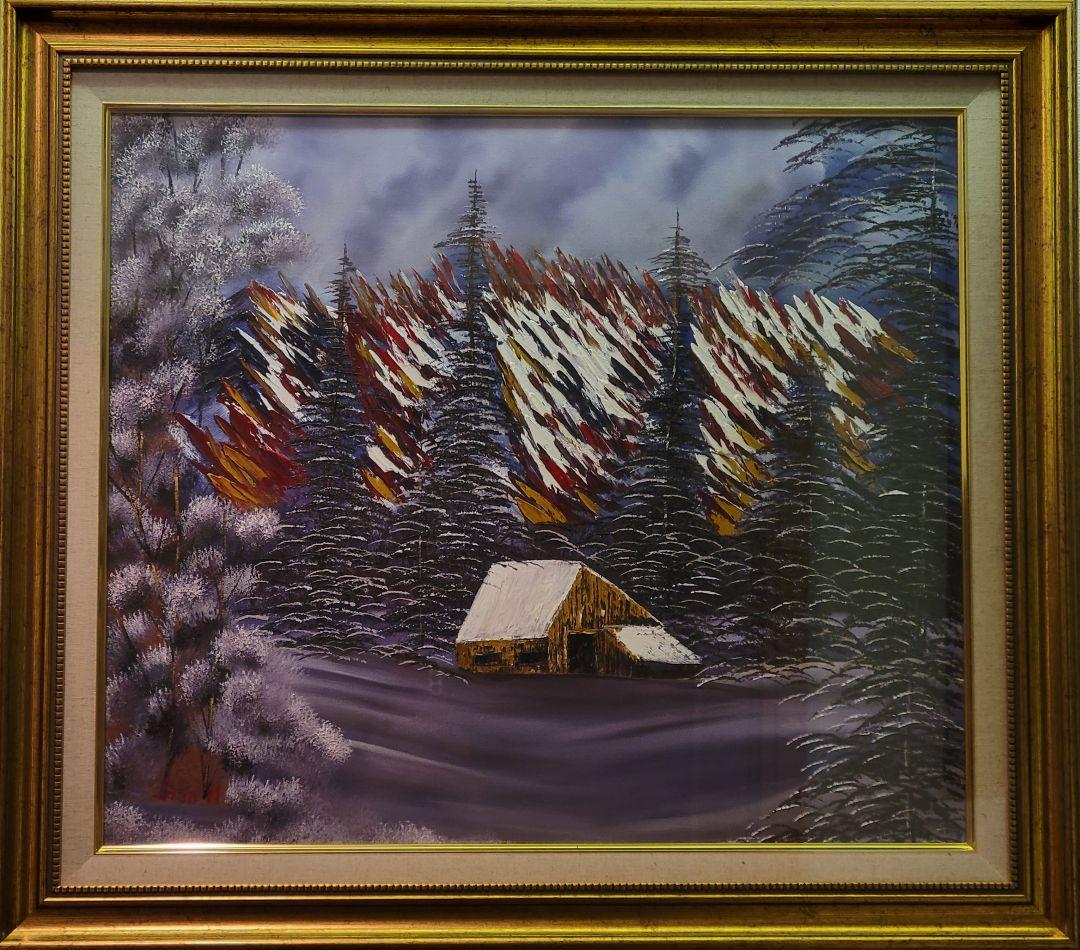 絵画 Winter  in pastel