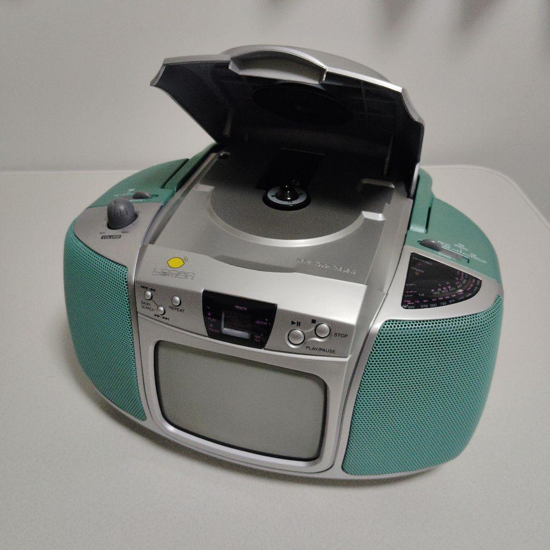 Lemon TV CDラジオ プレイヤー　レトロ　ブラウン管　貴重　レア