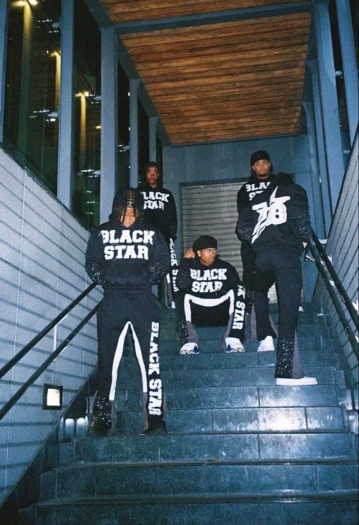 BLACK STAR セットアップ ブラック Mサイズ