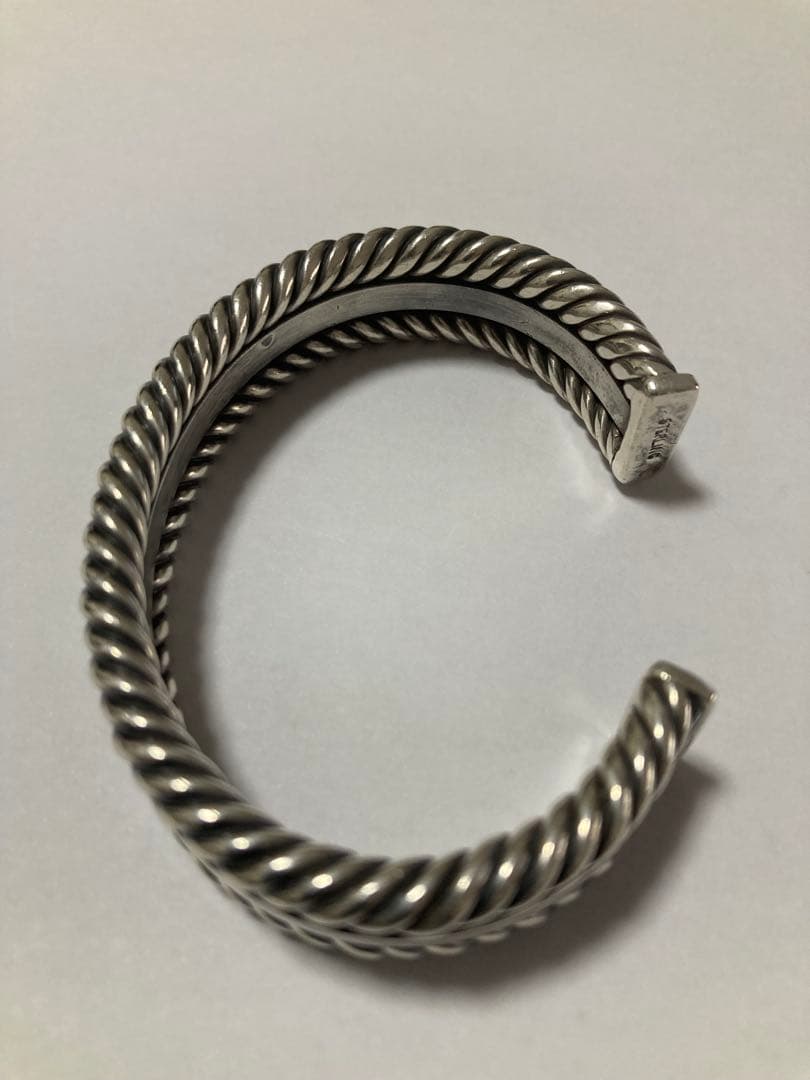 スティーブアルビソ　ケーブルバングル　小さめ