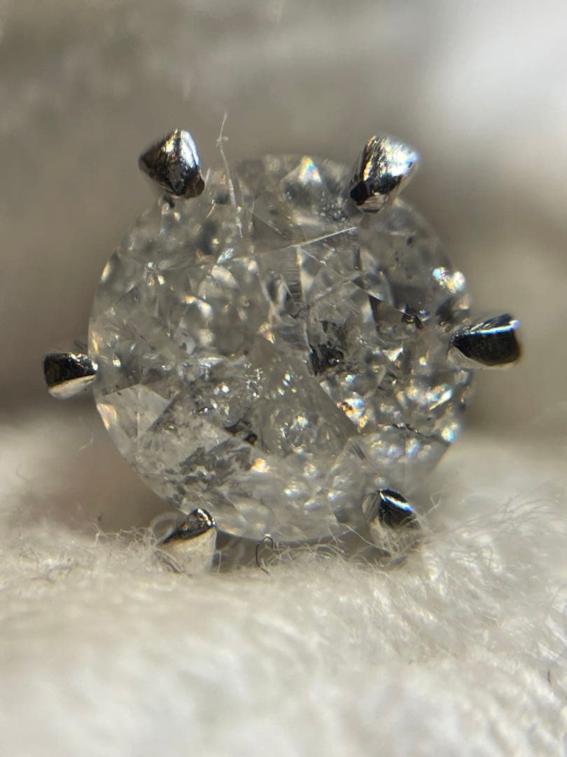 chihuahua_love 天然ダイヤモンド Pt900ピアス