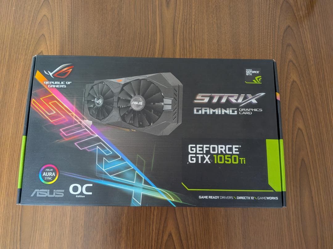 グラフィックボード・グラボ・ビデオカード ASUS GTX1050Ti STRIX GAMING 4G OC