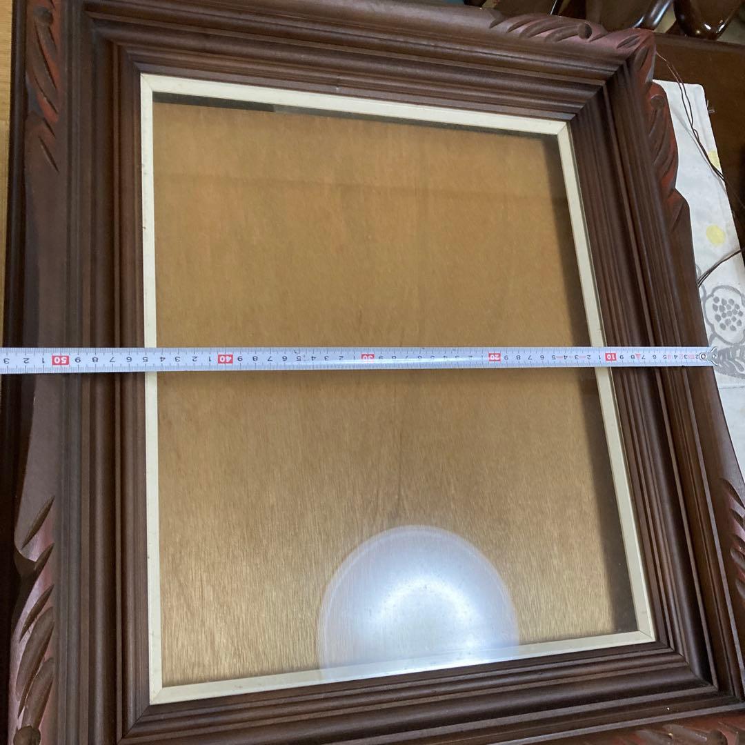 アンティーク額縁フレーム　油絵　木製額縁　古道具