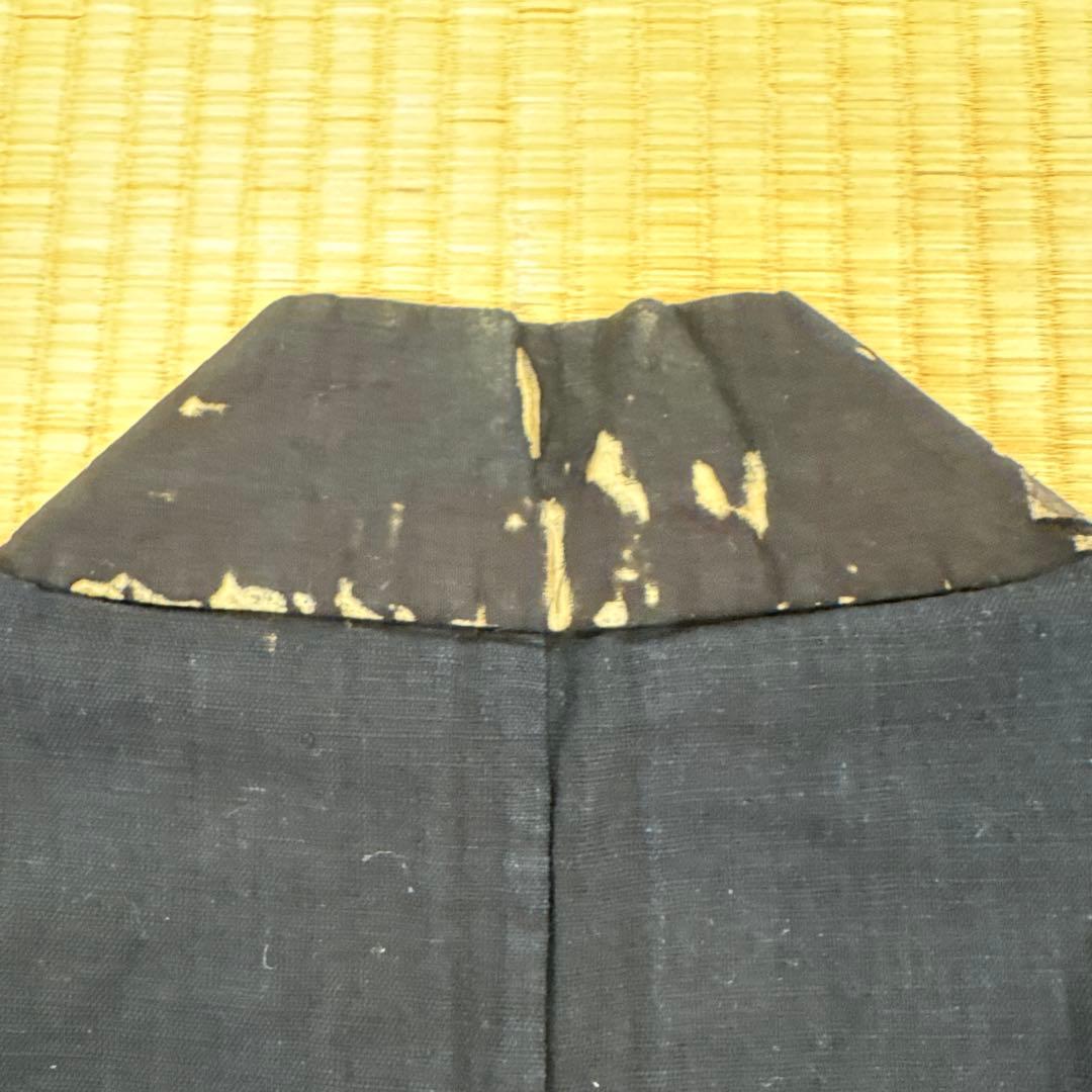 藍染木綿　道行　江戸時代　古布