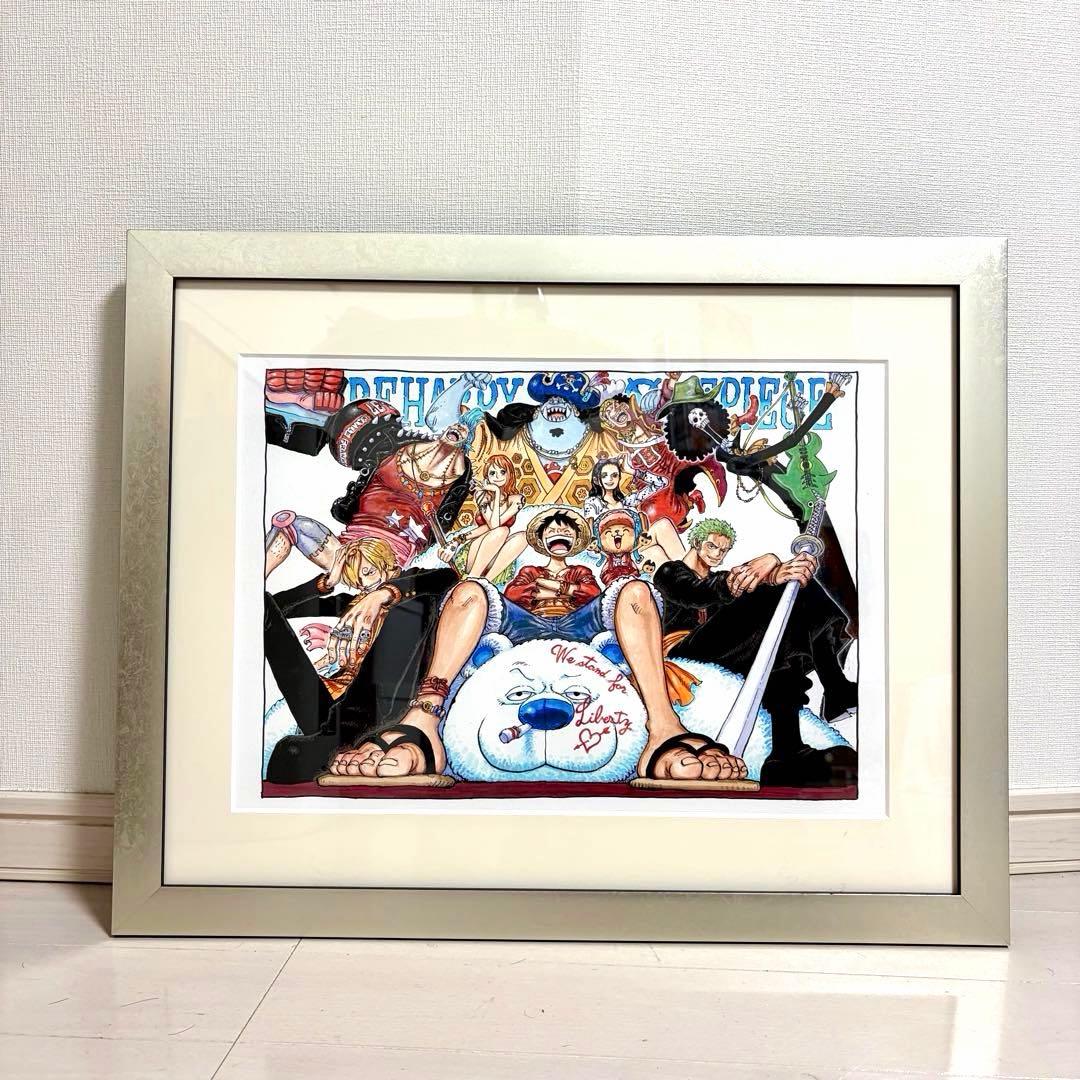 ワンピース 額装高精細複製原画【1/17までお取り置き中・即購入不可】