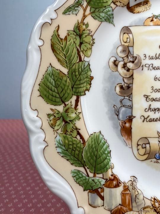 微スレ ブランブリーヘッジ レシピプレート③ハニーアンドナッツビスケット 未使用