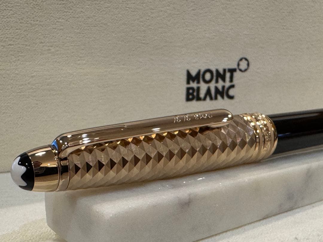 【極美品】モンブラン ボールペン ソリテール ドゥエ ジオメトリック