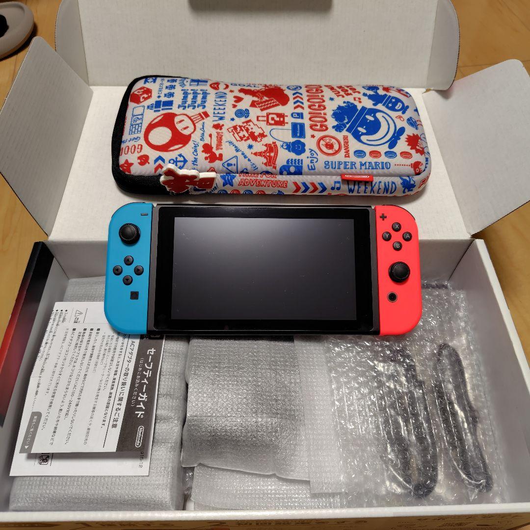 Nintendo Switch +LANアダプター +ポーチ 3点セット