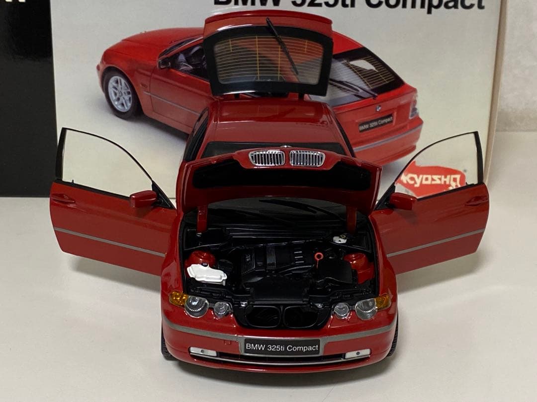 京商 1/18 BMW 325ti Conpact コンパクト (レッド)