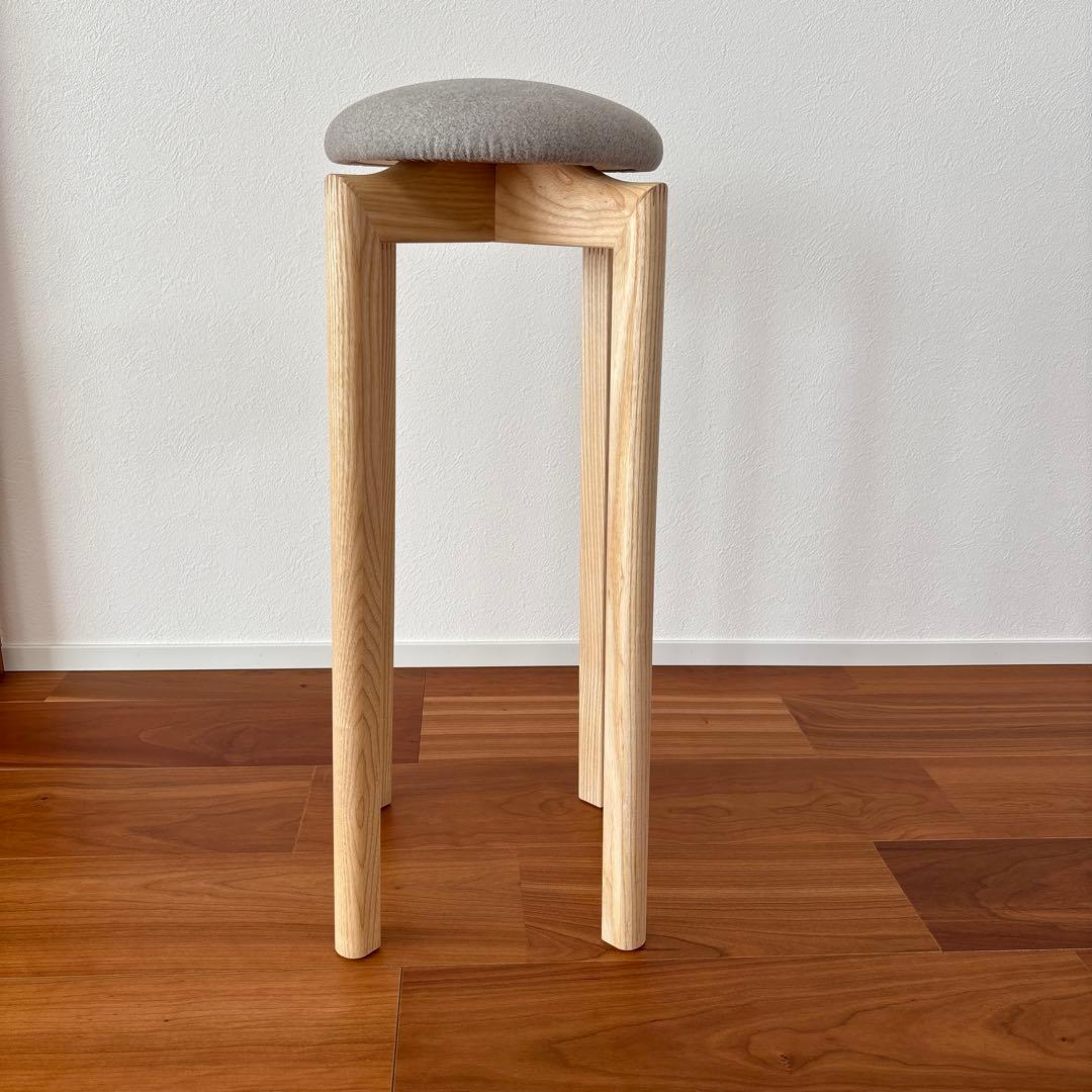 匠工芸 マッシュルームスツール M グレー
